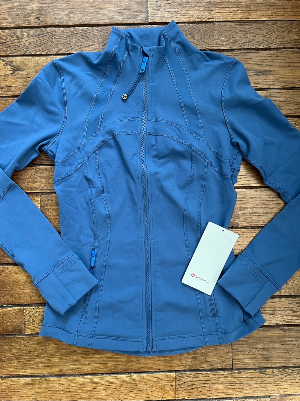 Lululemon Pitch Blue Define Jacket Luon Size 6 New With Tags RARE GEM